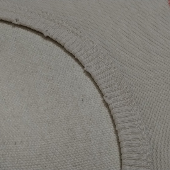 Junk Food Los Angeles "Festive AF' graphic distressed tee off white size large - Picture 3 of 12